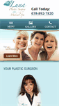 Mobile Screenshot of lunaplasticsurgery.com